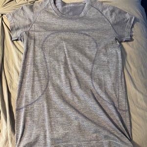 Lululemon size 12, athletic fabric t-shirt